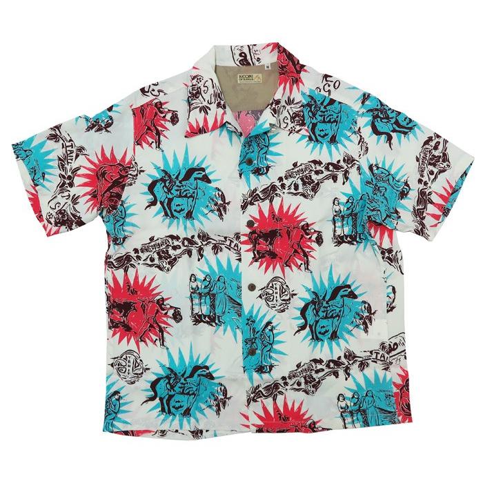 SUN SURF サンサーフ 半袖 レーヨン アロハシャツ ハワイアンシャツ