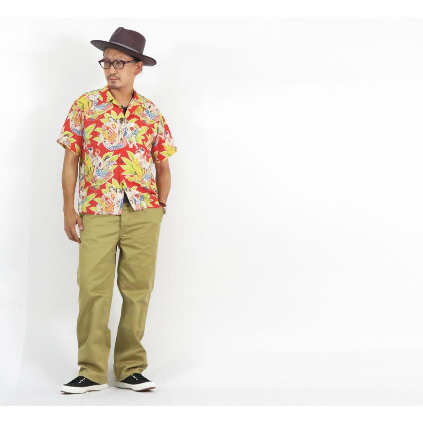 SUN SURF サンサーフ 半袖 レーヨン ハワイアンシャツ 「CELEBRATION