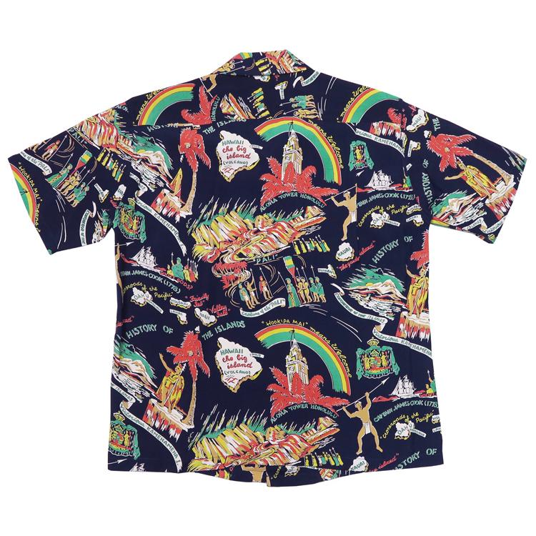 SUN SURF サンサーフ 半袖 レーヨン ハワイアンシャツ 「HISTORY OF