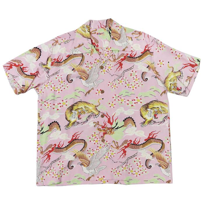 SUN SURF サンサーフ 半袖 レーヨン壁縮緬 ハワイアンシャツ 「THE