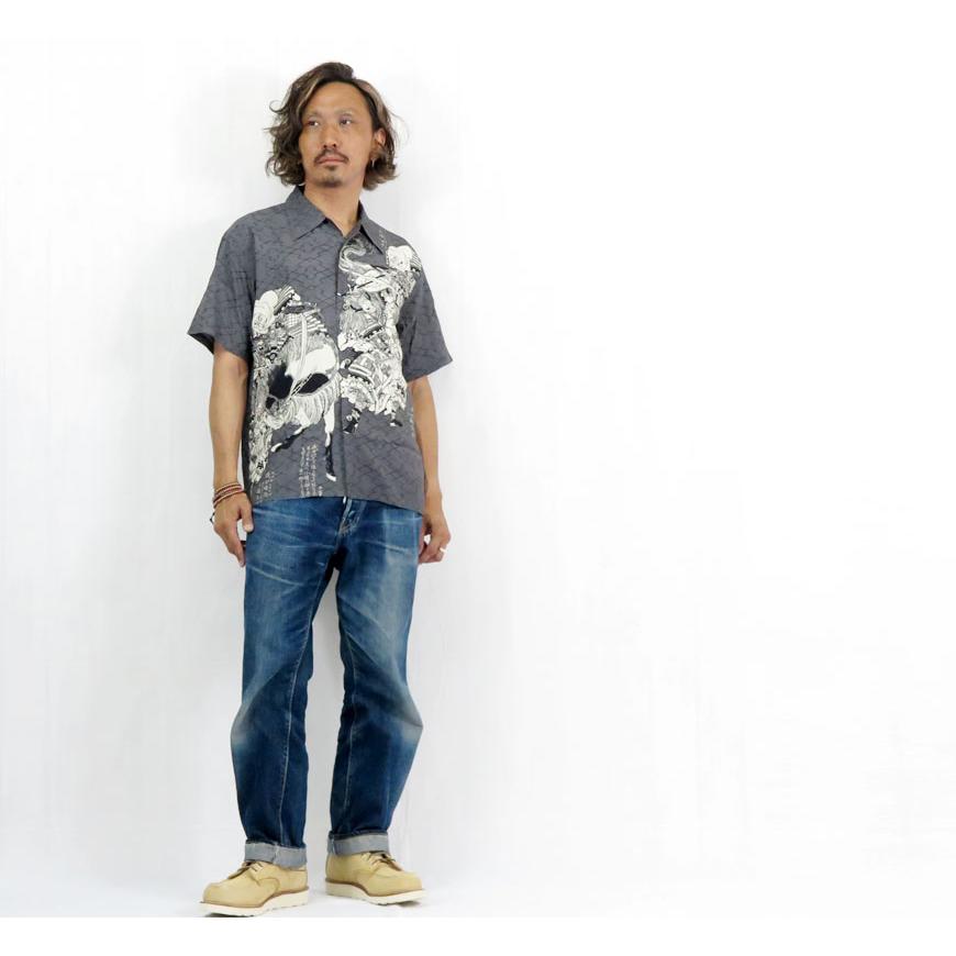 SUN SURF サンサーフ × 葛飾北斎 SPECIAL EDITION “画本武蔵鐙” 半袖