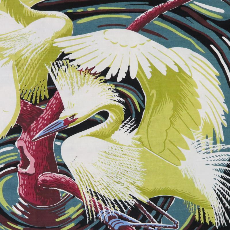 SUN SURF サンサーフ 半袖 コットン ハワイアンシャツ 「PAIR OF HERON 