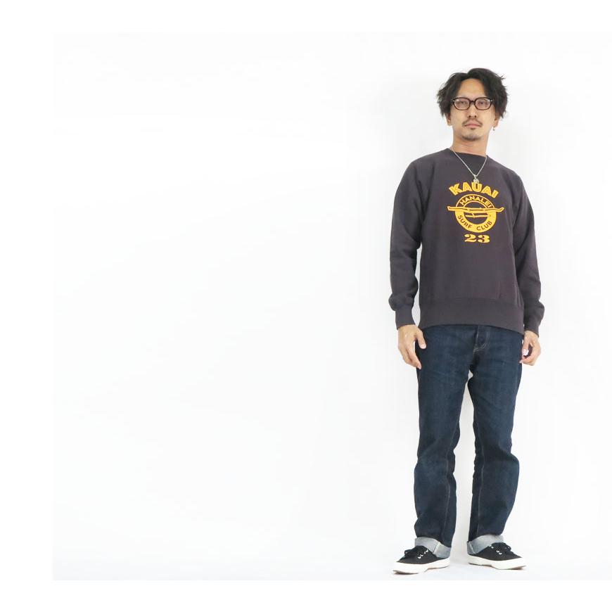 サンサーフ SUN SURF クルーネック スウェット リバーススタイル KAUAI SURF CLUB SS69080 SUN SURF サンサーフ クルーネック スウェット リバーススタイル KAUAI