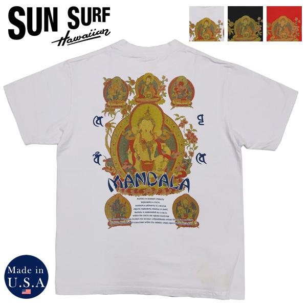 サンサーフ SUN SURF 半袖 Tシャツ 「MANDALA」 プリント SS78940｜earthmarket1