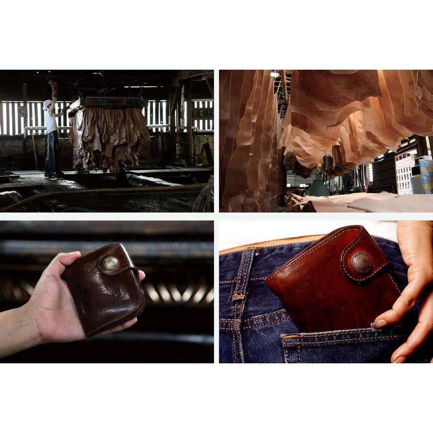 REDMOON（レッドムーン） レザー ロングウォレット TEXAS-02 真鍮製