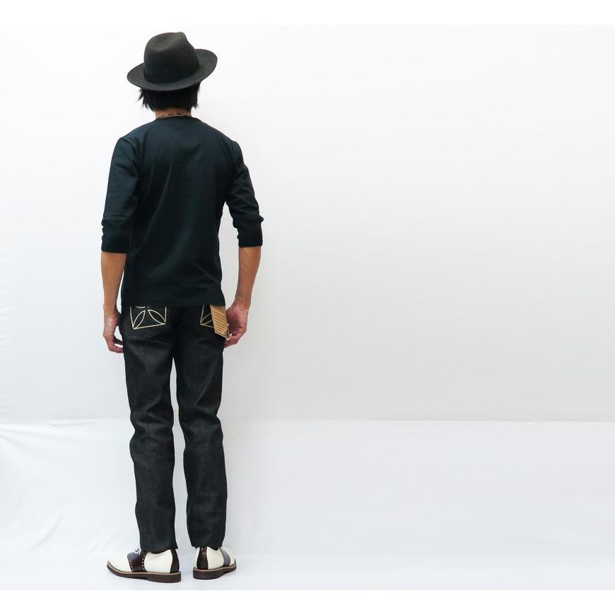 【美品】GANGSTERVILLE ギャングスタービル　アイアンクロス　赤耳 GANGSTERVILLE/ギャングスタービル】「Thug Denim”IRON CROSS