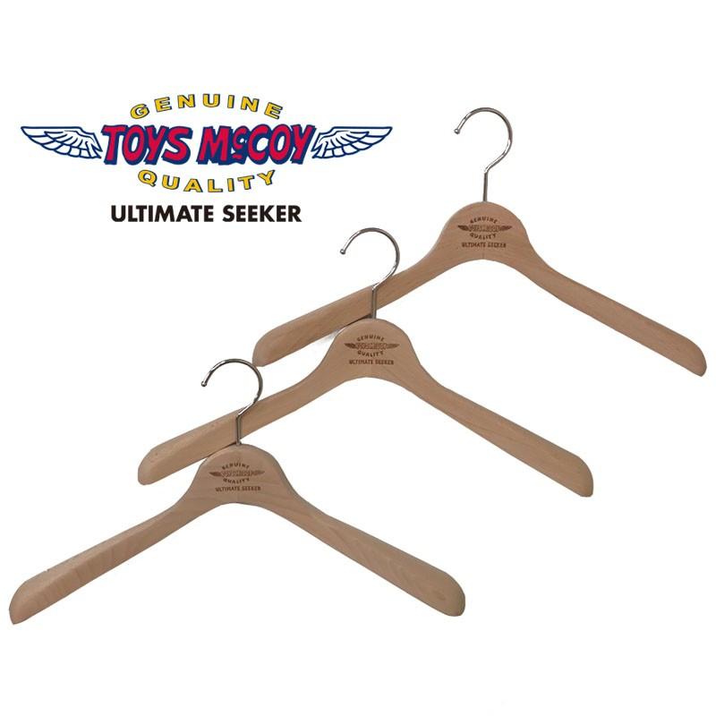 TOYS McCOY（トイズマッコイ） ウッドハンガーセット 3本セット WOOD