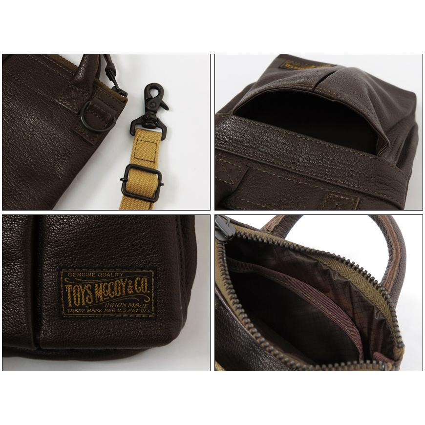 TOYS McCOY（トイズマッコイ） レザー ミニ ヘルメットバッグ ゴート