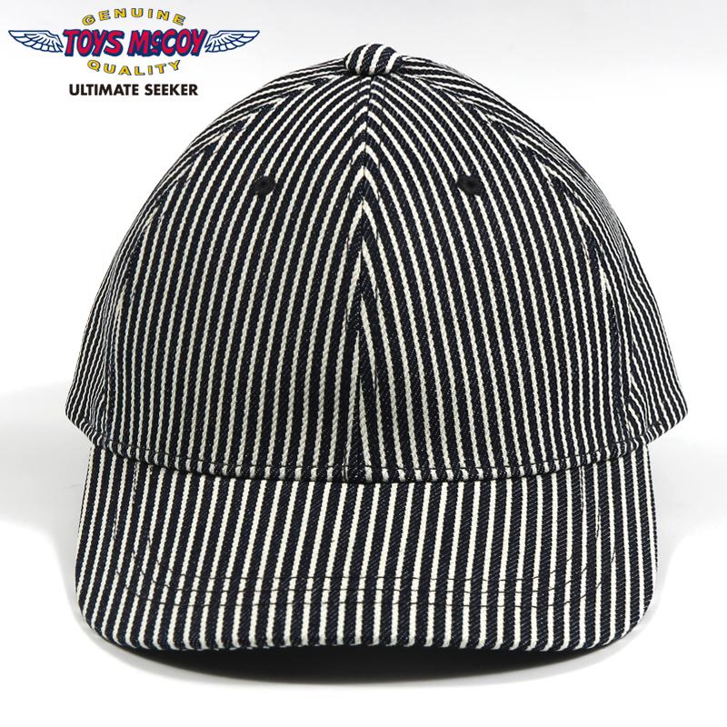 TOYS McCOY（トイズマッコイ） ヒッコリーストライプ キャップ COTTON
