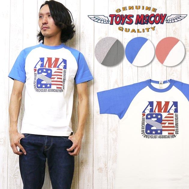 トイズマッコイ TOYS McCOY Tシャツ 半袖 ラグラン AMA TEE “84 60TH