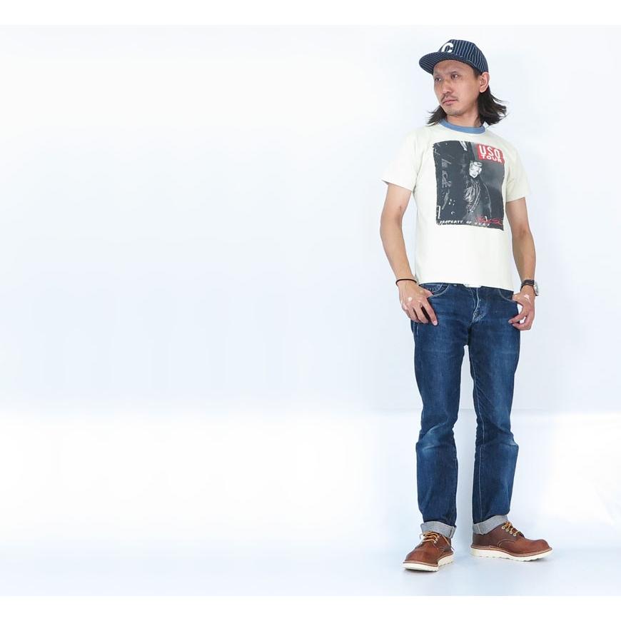 トイズマッコイ TOYS McCOY Tシャツ マリリンモンロー 半袖 USO TOUR  tmc1820 TOYS McCOY（トイズマッコイ） TOYS McCOY Tシャツ マリリンモンロー