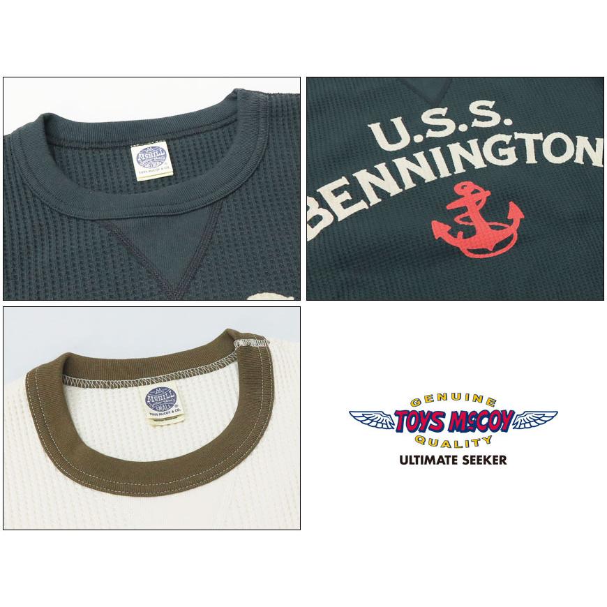 TOYS McCOY（トイズマッコイ） 長袖 ビッグワッフル Tシャツ BIG