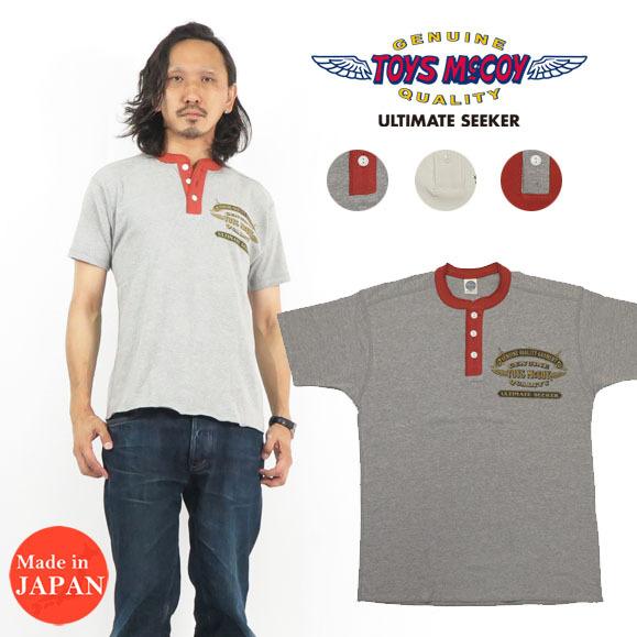 TOYS McCOY（トイズマッコイ） ヘンリーネック 半袖 Tシャツ UNION
