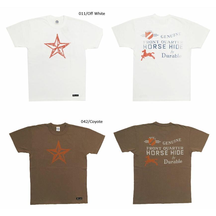 トイズマッコイ TOYS McCOY 半袖 Tシャツ MOTORCYCLE TEE DURABLE "WILD HORSE ＆ STAR"  TMC2144｜earthmarket1｜06