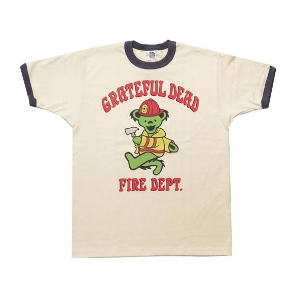 トイズマッコイ TOYS McCOY 半袖 Tシャツ GRATEFUL DEAD TEE " FIRE DEPT. BEAR " TMC2317｜earthmarket1｜02