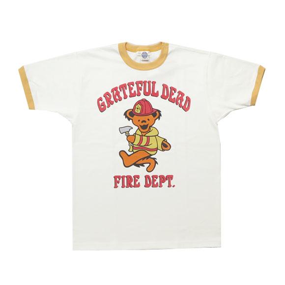 トイズマッコイ TOYS McCOY 半袖 Tシャツ GRATEFUL DEAD TEE " FIRE DEPT. BEAR " TMC2317｜earthmarket1｜04