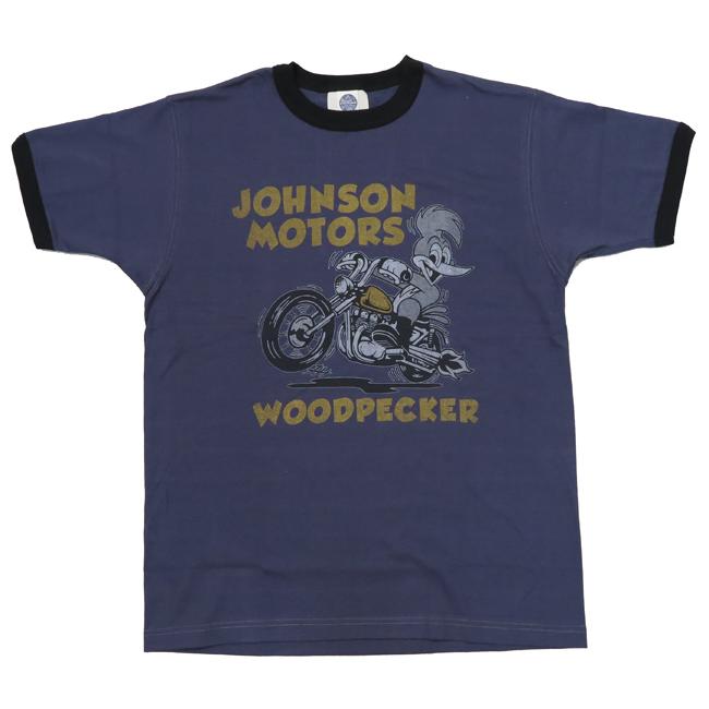 トイズマッコイ TOYS McCOY リンガーネック 半袖 Tシャツ WOODY WOODPECKER  JOHNSON MOTORS TMC2349｜earthmarket1｜06