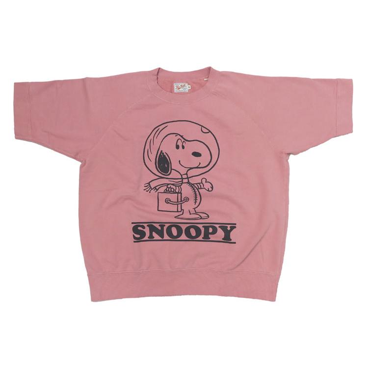 トイズマッコイ TOYS McCOY ラグランスリーブ 半袖 スウェット SNOOPY スヌーピー " FIRST BEAGLE ON THE MOON " TMC2421【2024年春夏新作】｜earthmarket1｜07