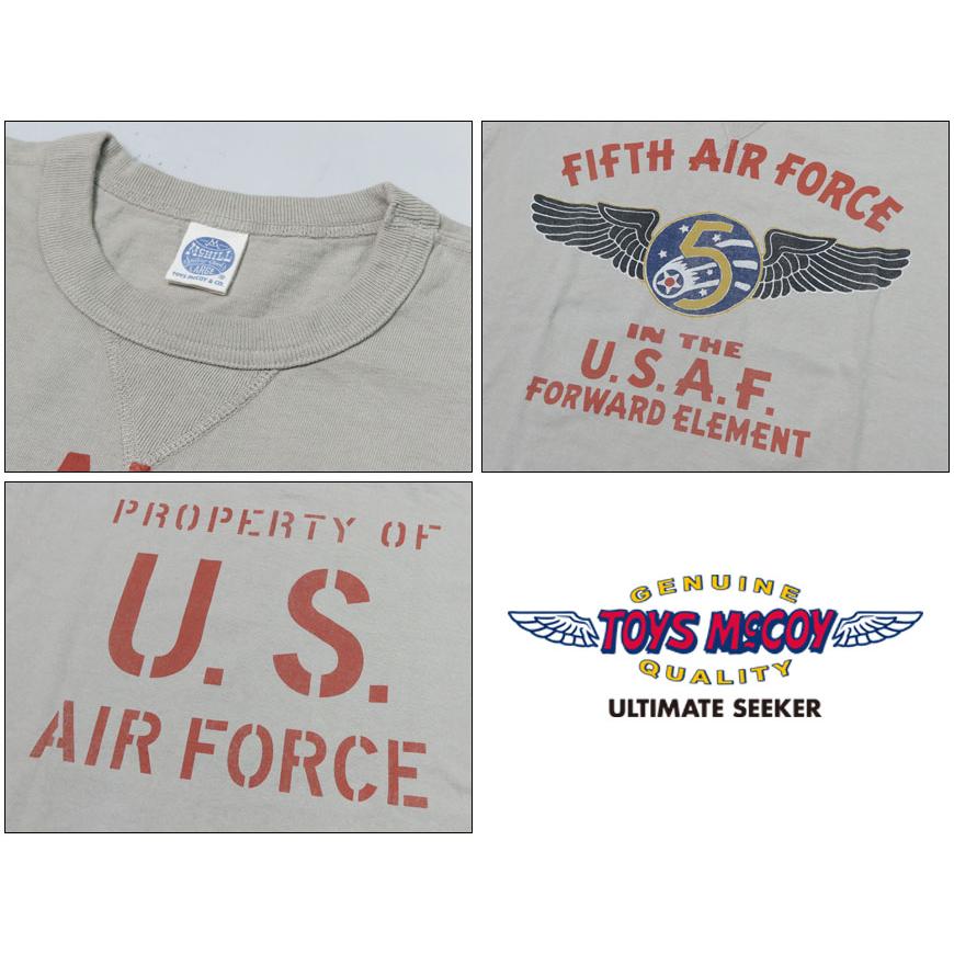 トイズマッコイ TOYS McCOY 半袖 Tシャツ MILITARY ミリタリー " FIFTH AIR FORCE " TMC2428 2024年春夏新作｜earthmarket1｜11