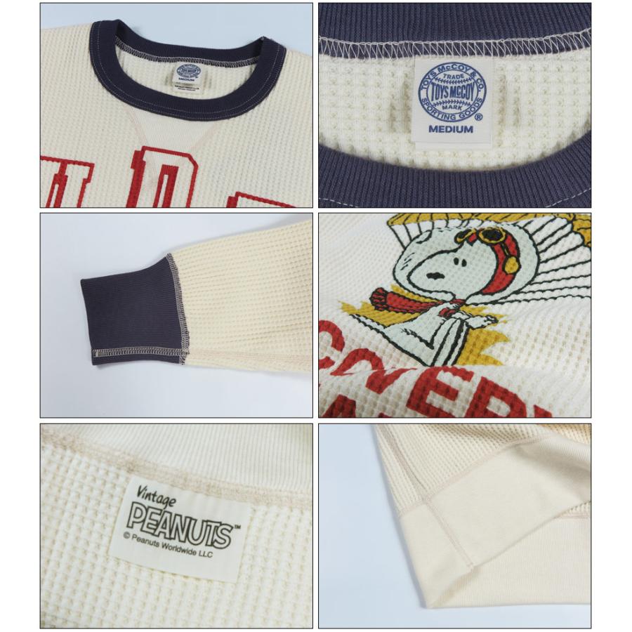TOYS McCOY（トイズマッコイ） サーマル 長袖 Tシャツ BIG WAFFLE CREW
