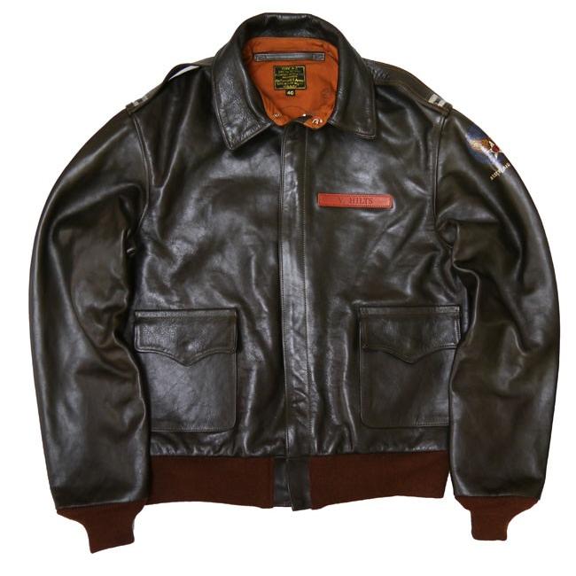 トイズマッコイ TOYS McCOY A-2 フライトジャケット レザー ホースハイド ヴァージル・ヒルツ モデル V.HILTS tmj1544