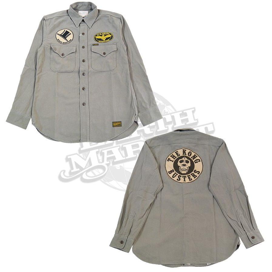 TOYS McCOY（トイズマッコイ） 長袖シャツ チノシャツ カーキシャツ