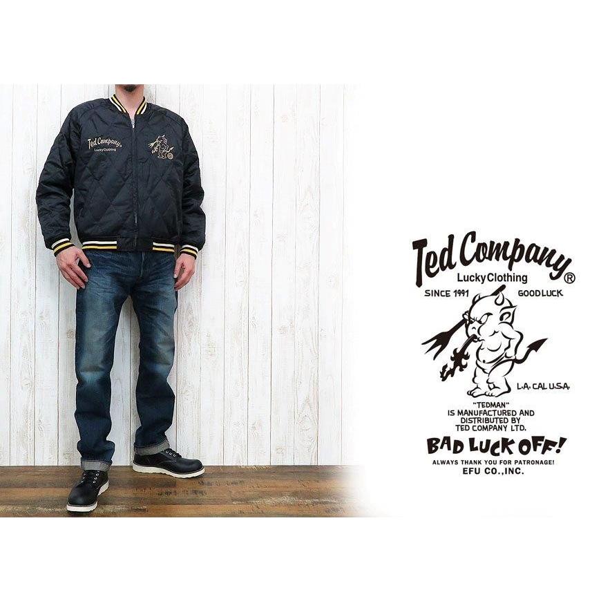 美品 TEDMAN テッドマン スカジャン ブルゾン MA-1 キルティング 美品 TEDMAN テッドマン スカジャン ブルゾン MA-1 キルティング