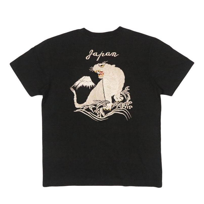 TAILOR TOYO テーラー東洋 Tailor Toyo 半袖 スカ刺繍 虎 Tシャツ SUKA