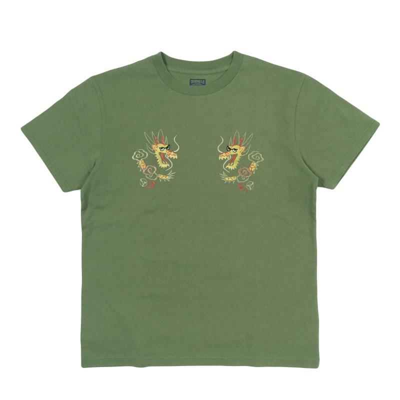TAILOR TOYO テーラー東洋 Tailor Toyo 半袖 スカ刺繍 龍 Tシャツ SUKA
