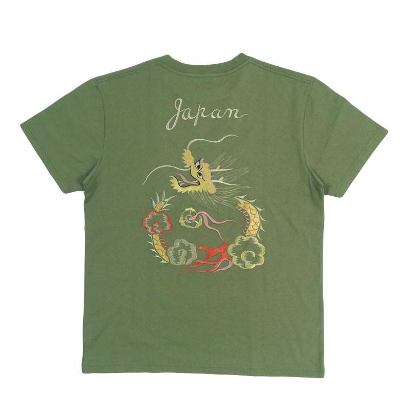TAILOR TOYO テーラー東洋 Tailor Toyo 半袖 スカ刺繍 龍 Tシャツ SUKA