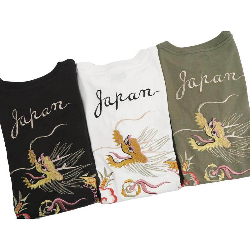 TAILOR TOYO テーラー東洋 Tailor Toyo 半袖 スカ刺繍 龍 Tシャツ SUKA