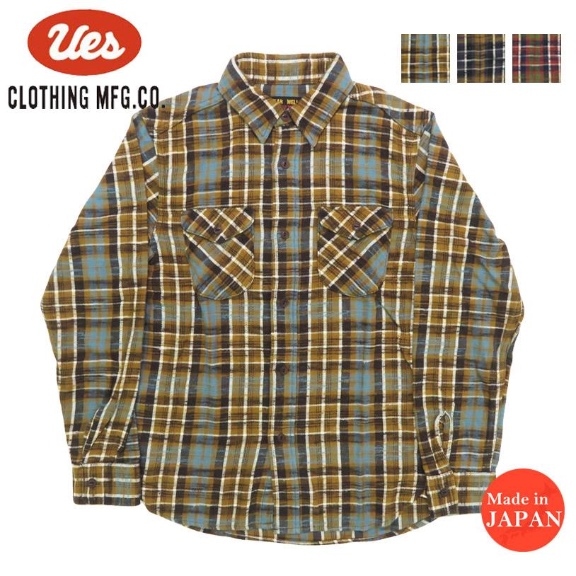 UES チェック柄ネルシャツ サイズ③ UES チェック柄ネルシャツ サイズ③ UES チェックネルシャツ No.502351