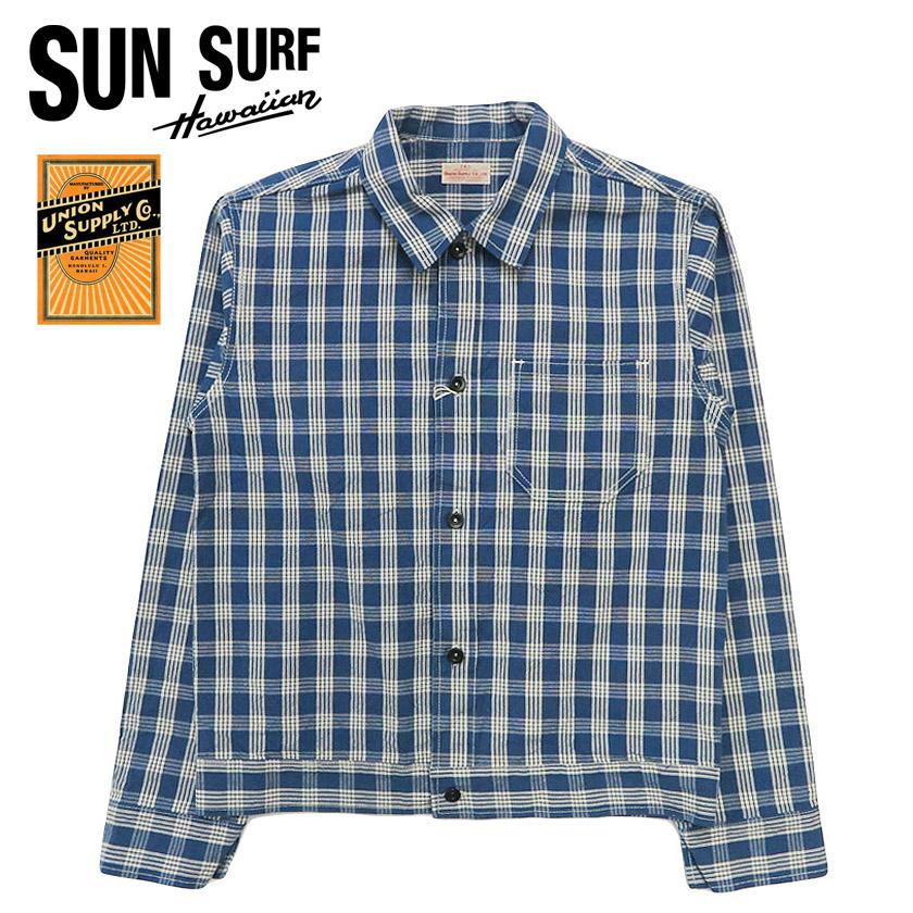 SUN SURF サンサーフ ユニオンサプライ 長袖 パラカチェック シャツ