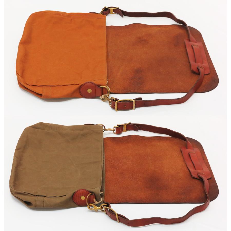 vasco（ヴァスコ） バスコ キャンバス×レザー メイルバッグ LARGE