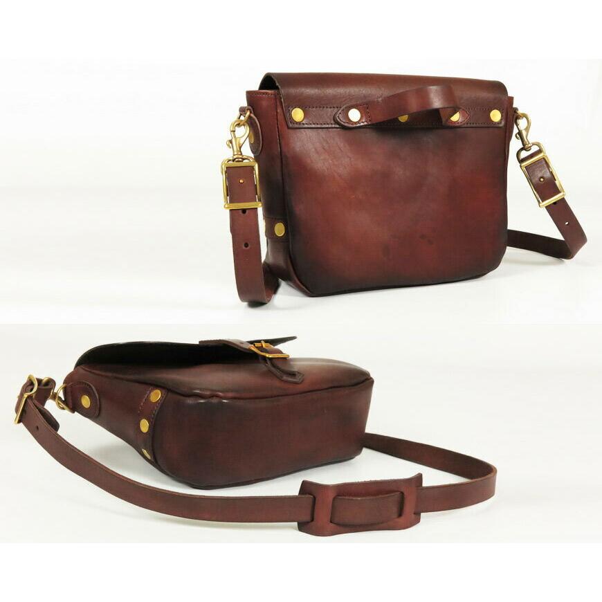 vasco バスコ VASCO レザー ポストマン ショルダーバッグ スモール