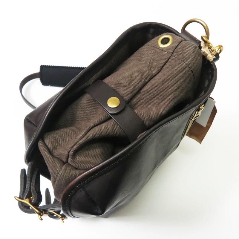 vasco（ヴァスコ） バスコ レザー/キャンバス パニエバッグ LEATHER
