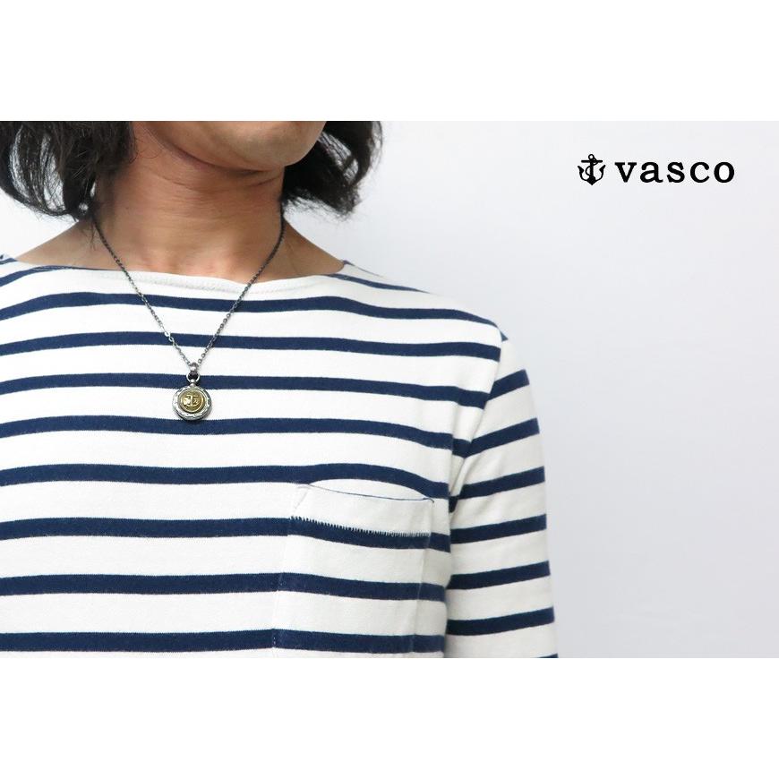 バスコ VASCO ブラス シルバー925 アンカー コンパス ネックレス