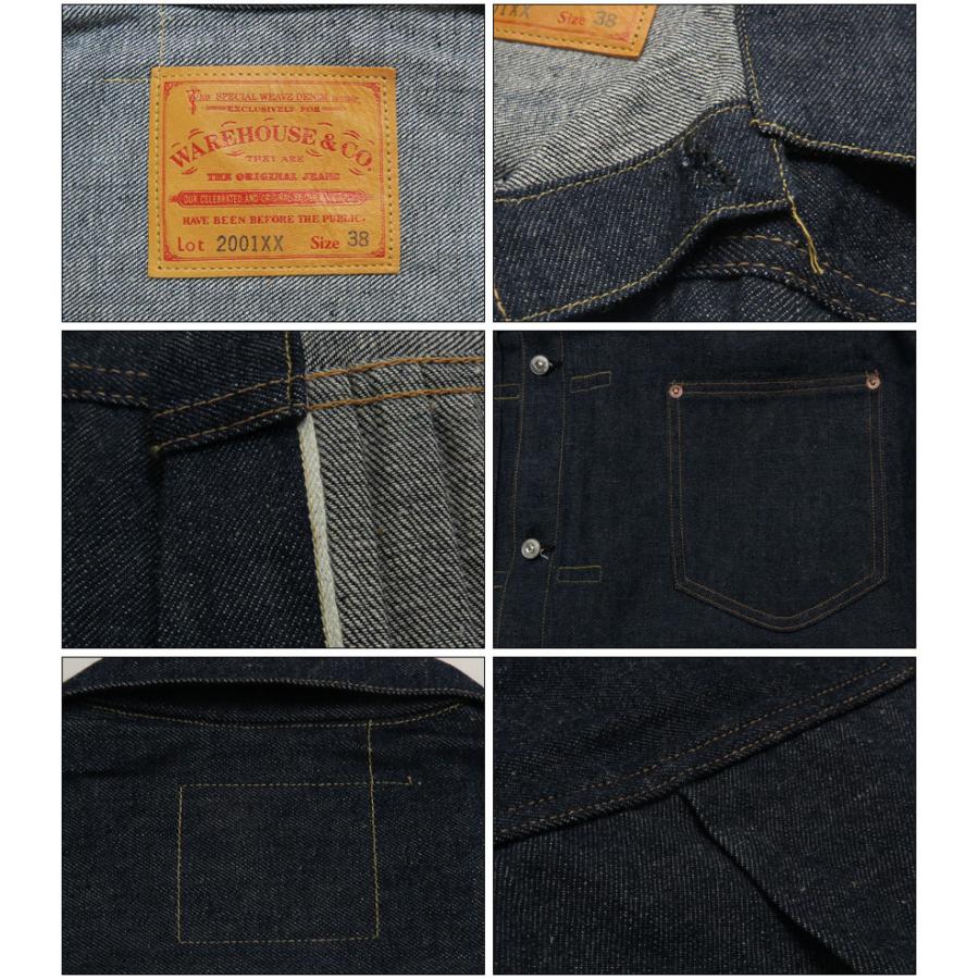 ウェアハウス WAREHOUSE デニムジャケット ファーストモデル 1920年代モデル ダウンポケット 2001XX 1920'S MODEL DOWN POCKET｜earthmarket1｜04