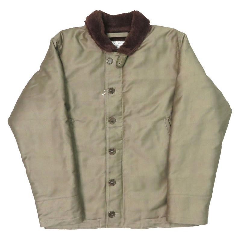 WAREHOUSE ウェアハウス N-1 カーキ NXs-1404 デッキ ジャケット WAREHOUSE ウェアハウス N-1 カーキ NXs-1404 デッキ ジャケット