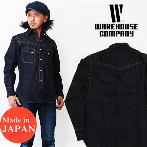 WAREHOUSE ウェアハウス デニム ウエスタンシャツ ロングホーン WAREHOUSE ウェアハウス デニム ウエスタンシャツ ロングホーン