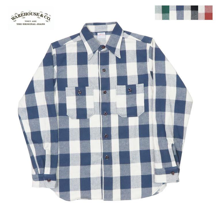 WAREHOUSE（ウエアハウス） ウェアハウス フランネル シャツ 長袖