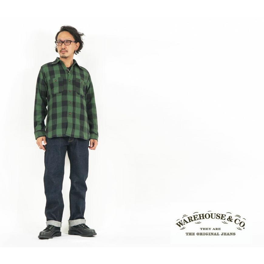 WAREHOUSE（ウエアハウス） ウェアハウス フランネル シャツ 長袖