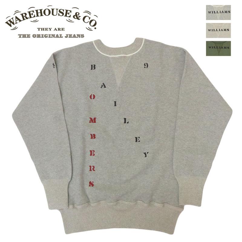 WAREHOUSE（ウエアハウス） ウェアハウス 長袖 クルーネック プリント