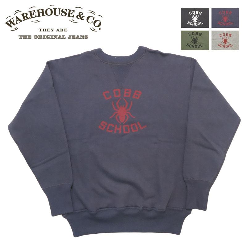 WAREHOUSE（ウエアハウス） ウェアハウス 長袖 クルーネック プリント