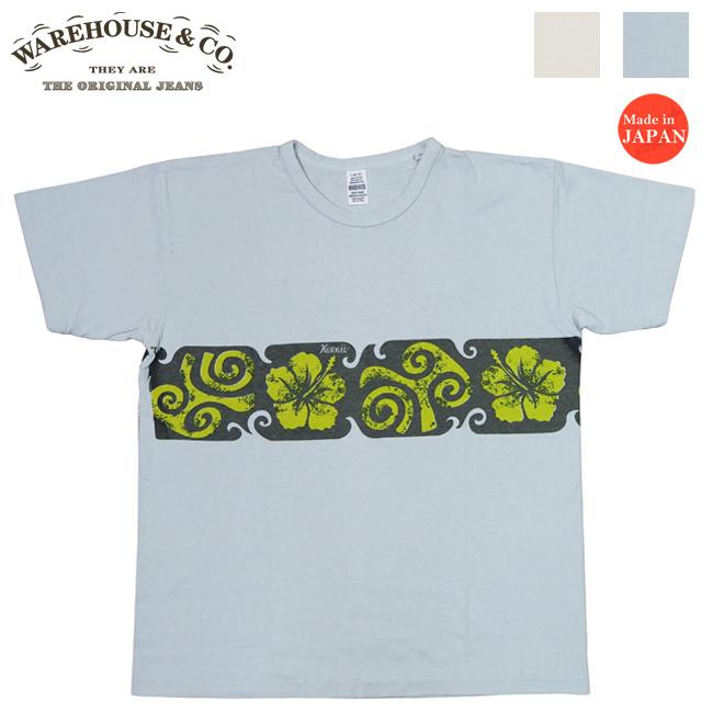 WAREHOUSE（ウエアハウス） ウェアハウス 半袖 プリントTシャツ HAWAII