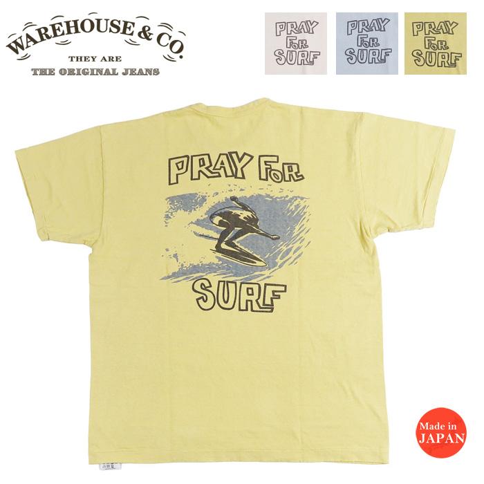 WAREHOUSE（ウエアハウス） ウェアハウス 半袖 プリントTシャツ 