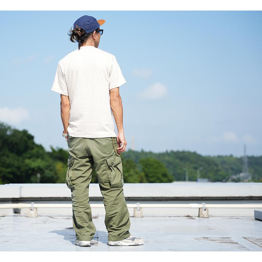 【タグ付き新品】ウエアハウス　ヘンリーネック Tシャツ　グリーン　M WAREHOUSE（ウエアハウス） ウェアハウス 半袖 1ボタン ヘンリーネック