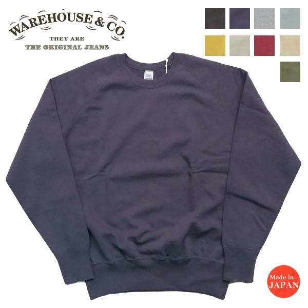 WAREHOUSE（ウエアハウス） ウェアハウス 長袖 無地 クルーネック