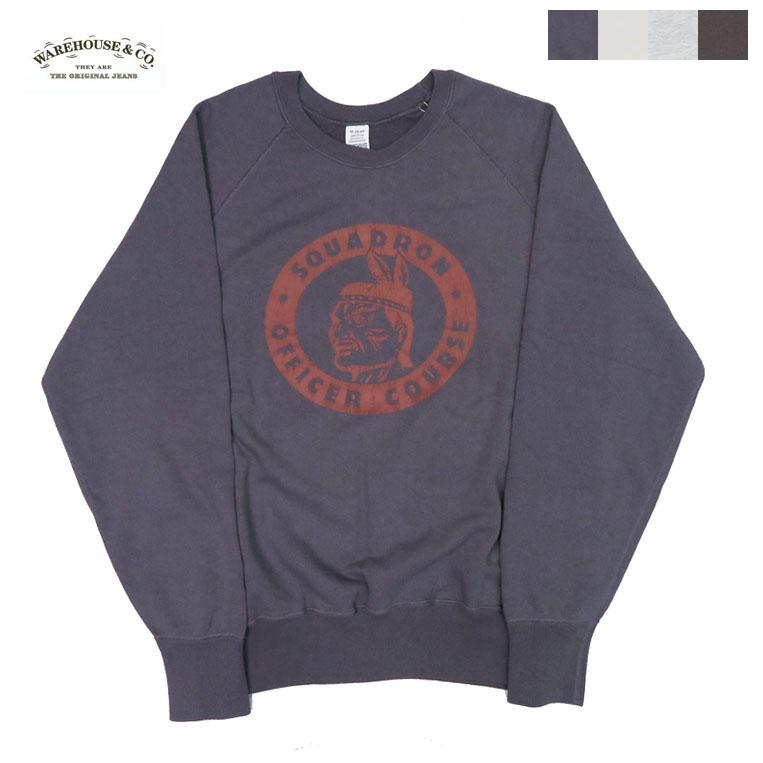 【新品】Warehouse ウェアハウスエンブレム スウェット 42 WAREHOUSE（ウエアハウス） ウェアハウス クルーネック スウェット 461
