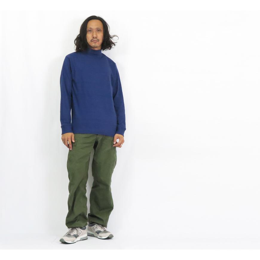 WAREHOUSE ウェアハウス 長袖 ハイネック Tシャツ 無地 Lot.5910 WAREHOUSE ウェアハウス 長袖 ハイネック Tシャツ 無地 Lot.5910